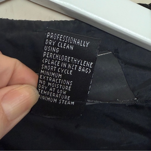 Carmen Marc Valvo Vintage Beaded Lace Double Breasted Blazer Dress Gala Formal - Picture 8 of 11